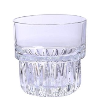 Amazon Brand - Solimo Whisky Glass Set (6 pieces, 266ml)