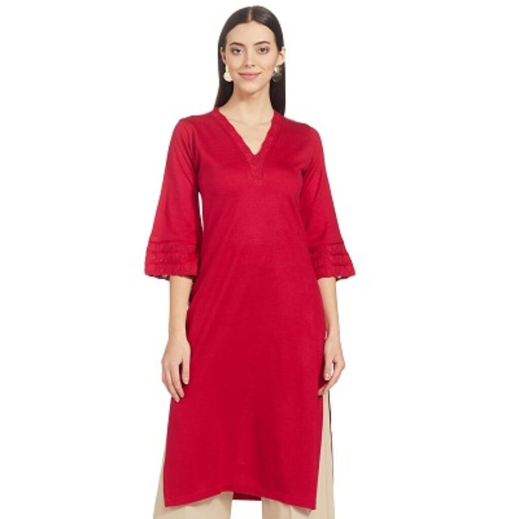 Amazon Brand - Myx Women Winter Kurti