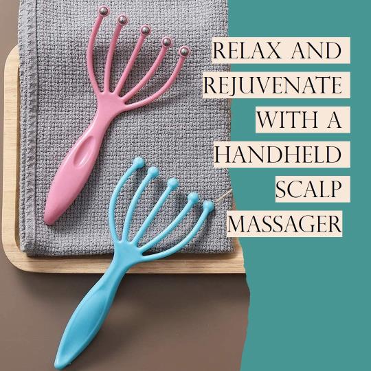 Altegic Strong Manual Head Massage Hand Held Scalp