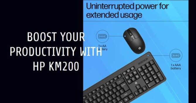 HP KM200 Wireless Mouse and Keyboard