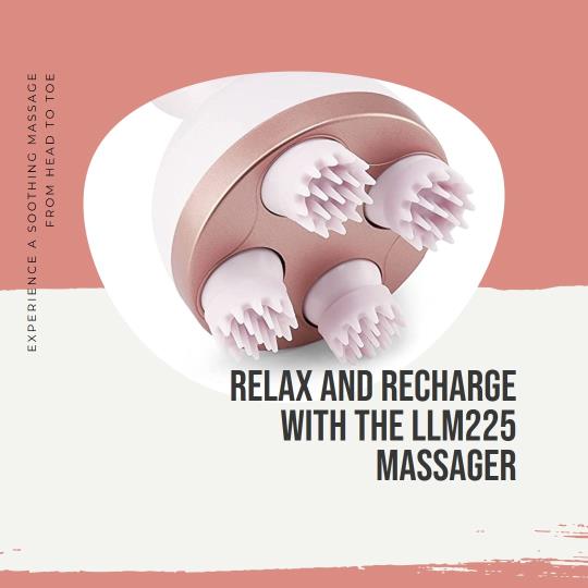 Lifelong LLM225 Rechargeable Head, Scalp, and Full Body Massager