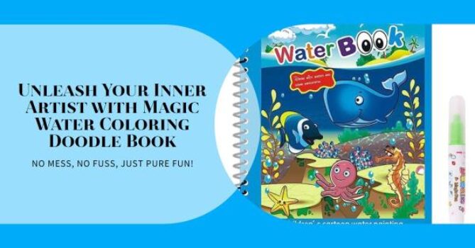 Magic Water Coloring Doodle Book