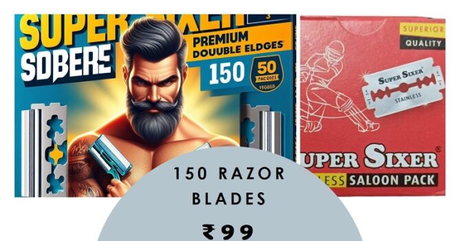 Super Sixer Premium Razor Blades