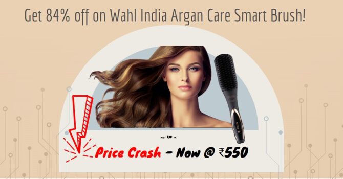 Wahl India Argan Care Smart Brush