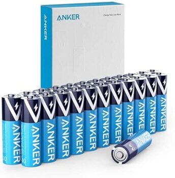 Anker Alkaline AA Batteries (24-Pack), Long-Lasting & Leak-Proof