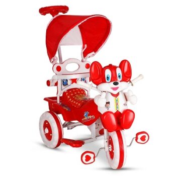 Amardeep Baby Tricycle Red 86 * 64 * 33 cms 1-3 yrs W/Shade and Parental Control