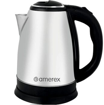 Amerex 1.8 Liter Kettle With Auto Shutoff Feature For Kitchen