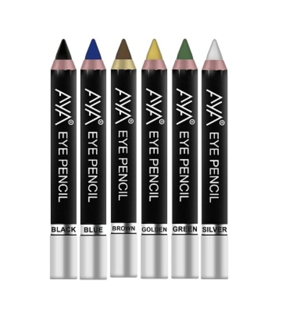 AYA Eye Pencil for Kajal/Eyeliner, Set of 6