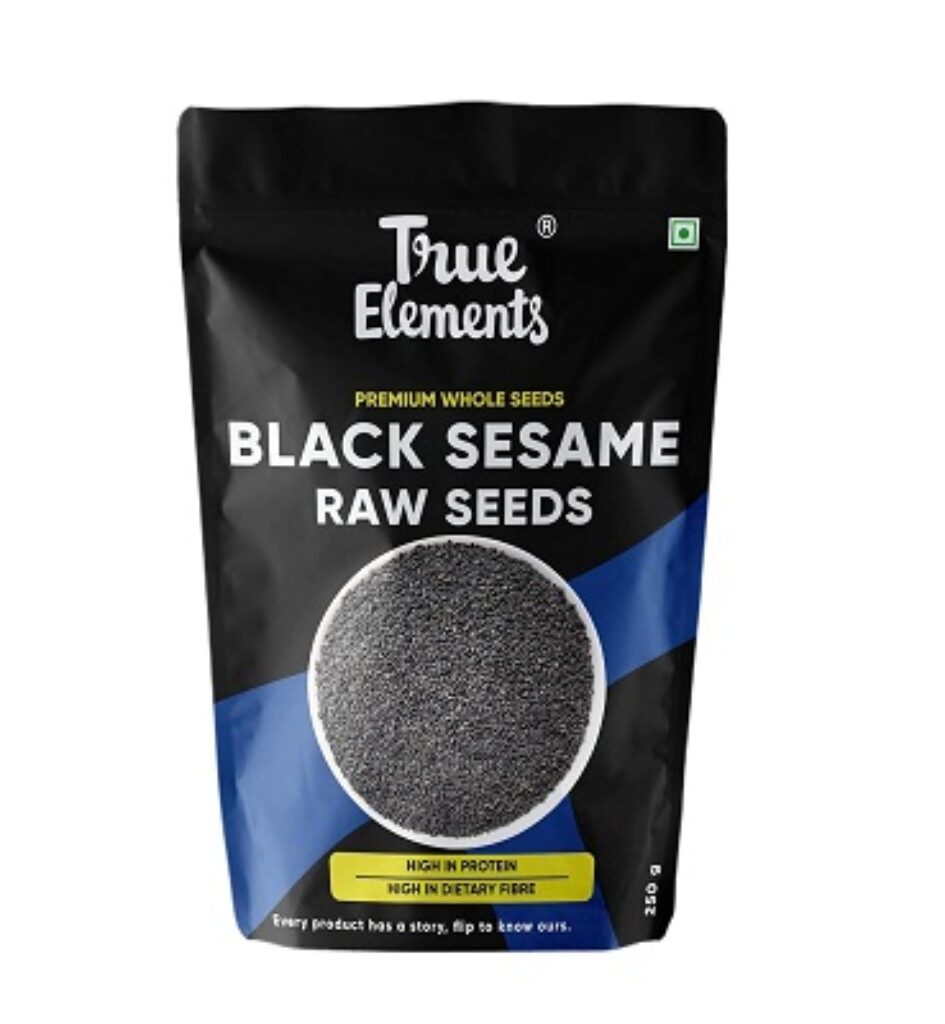 True Elements Raw Black Sesame Seeds