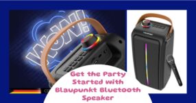 Bluetooth party speaker with mic