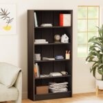 Amazon Brand - Solimo Altamore Engineered Wood Bookshelf (Wenge Finish)