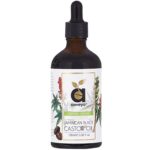 Anveya Jamaican Black Castor Oil | Cold Pressed Pure Organic | For Skin Care, Hair Growth, Eyebrows & Eye Lashes | For Men & Women | Paraben & Sulphate Free | 100ml