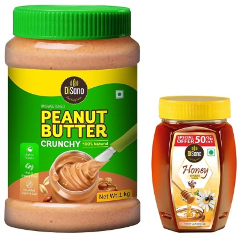 DiSano Peanut Butter, All Natural, Crunchy,