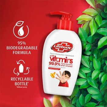 Lifebuoy Total 10 Activ Naturol Germ Protection Handwash Refill, 750 ml/725 ml