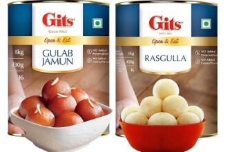 Gits Open & Eat Gulab Jamun + Rasgulla