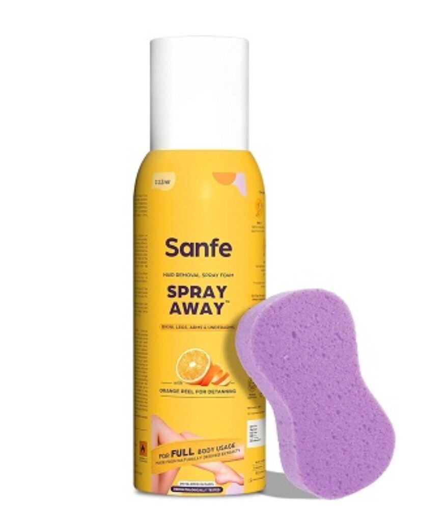 Sanfe Painless & Detan Hair Removal Spray Cream