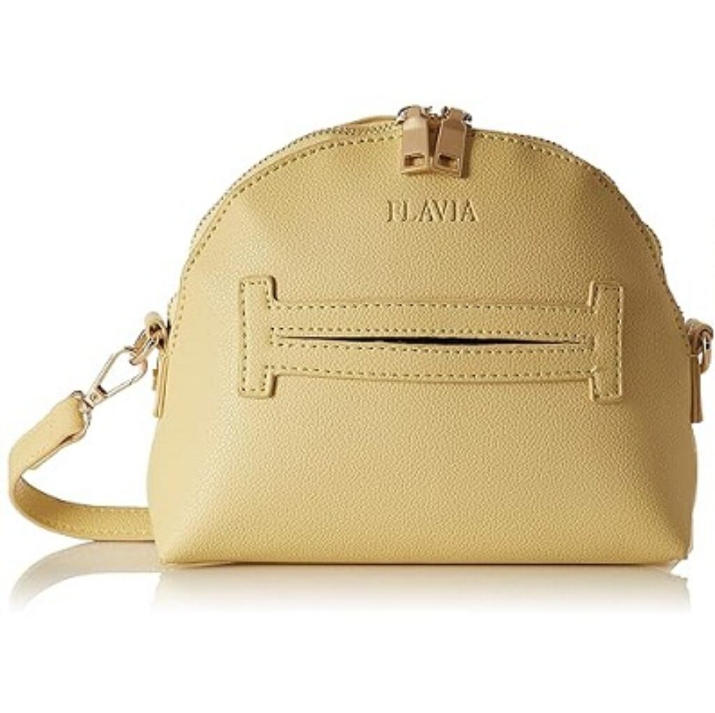 Flavia Women's Handbag (Yellow)