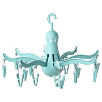 Ikea PRESSA Plastic Foldable Portable Hanging Dryer Octopus Shape Clothes Drying Hanger