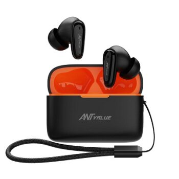 Ant Value Wave 40 TWS, Wireless Earbuds Bluetooth 5.3 Headphones with 45ms Ultra Low-Latency and 40 Hrs talk time