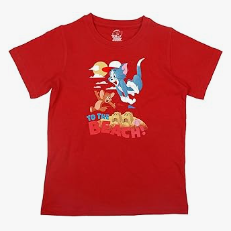 Tom & Jerry Boy's Cartoon Regular Tshirt