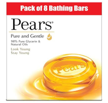 Pears Pure & Gentle Soap Bar (Combo Pack of 8)