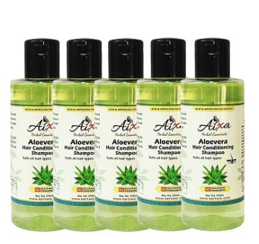 Khadi Aloevera Shampoo 210ml (Pack of 5)