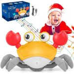 Kidology Crawling Crab Baby Musical Kids Toy With Led Lights & Rechargeable Battery