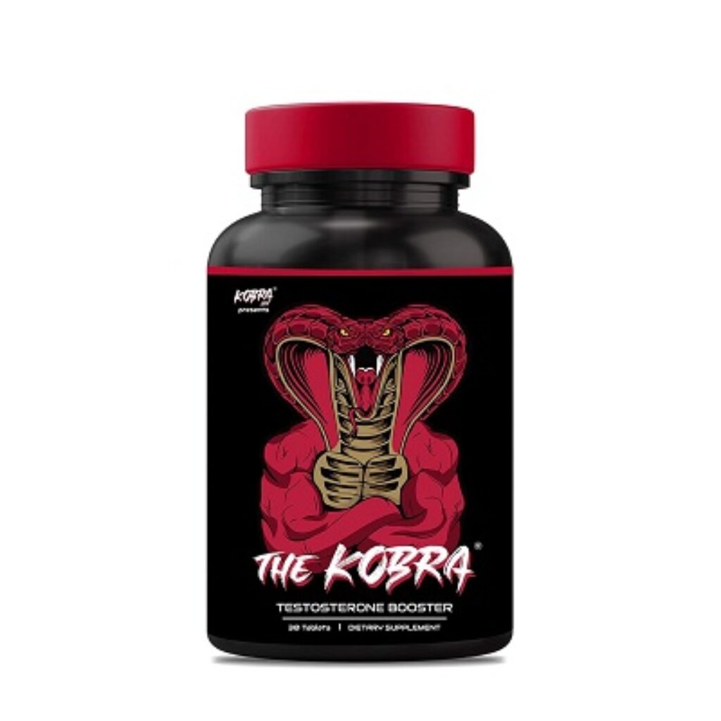 Kobra Labs Testosterone Booster Supplement For Men With Ginseng, Oat Straw Extract, Pumpkin Seed