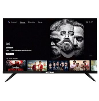 Kodak 139 cm (55 inches) Bezel-Less Design Series 4K Ultra HD Smart Android LED TV