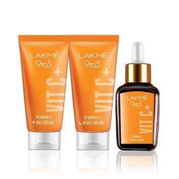 Lakme Vitamin C+ Day Cream 50 g, Night Cream 50 g and Serum 30 ml