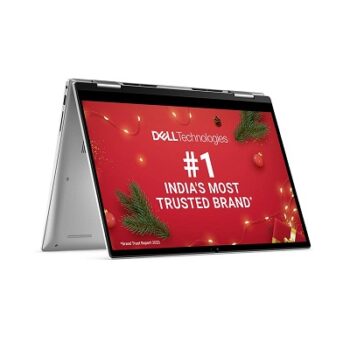 DELL Inspiron 7425 2in1 Touch Laptop,Ryzen 5-5625U, Win11 + MSO'21,8GB GDDR4,512GB SSD,14" (35.56cm) FHD Touch 250 nits, Active Pen, Backlit KB + FPR,15 Month McAfee,Thin & Light-1.7Kg