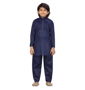 Little Mafia By Aarika Baby-Boy's Solid Regular Tunic Shirt