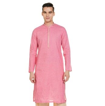 Manthan Cotton Solid Kurta for Men