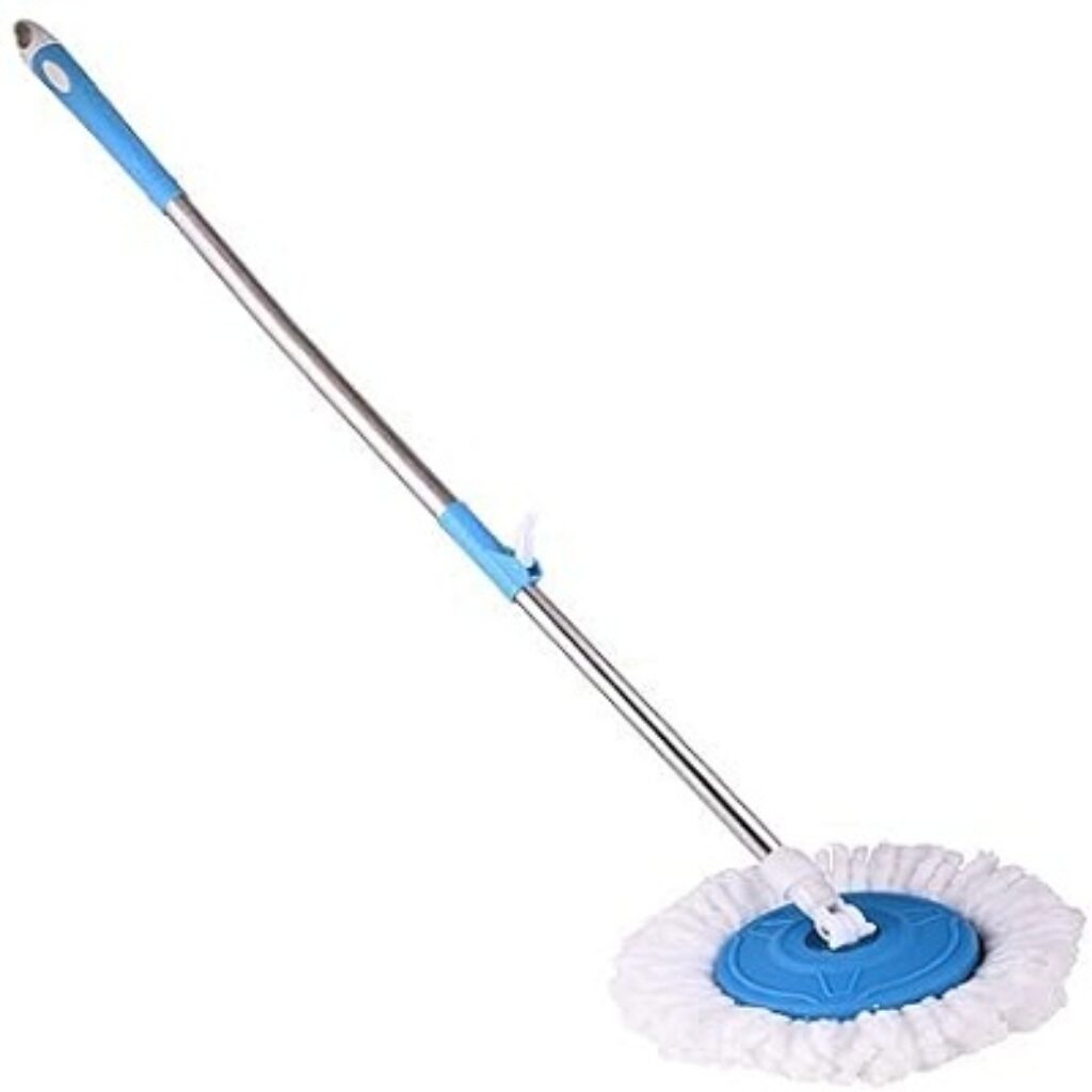 Milton Swiperr Spin Mop Stick Rod + Microfiber Refill