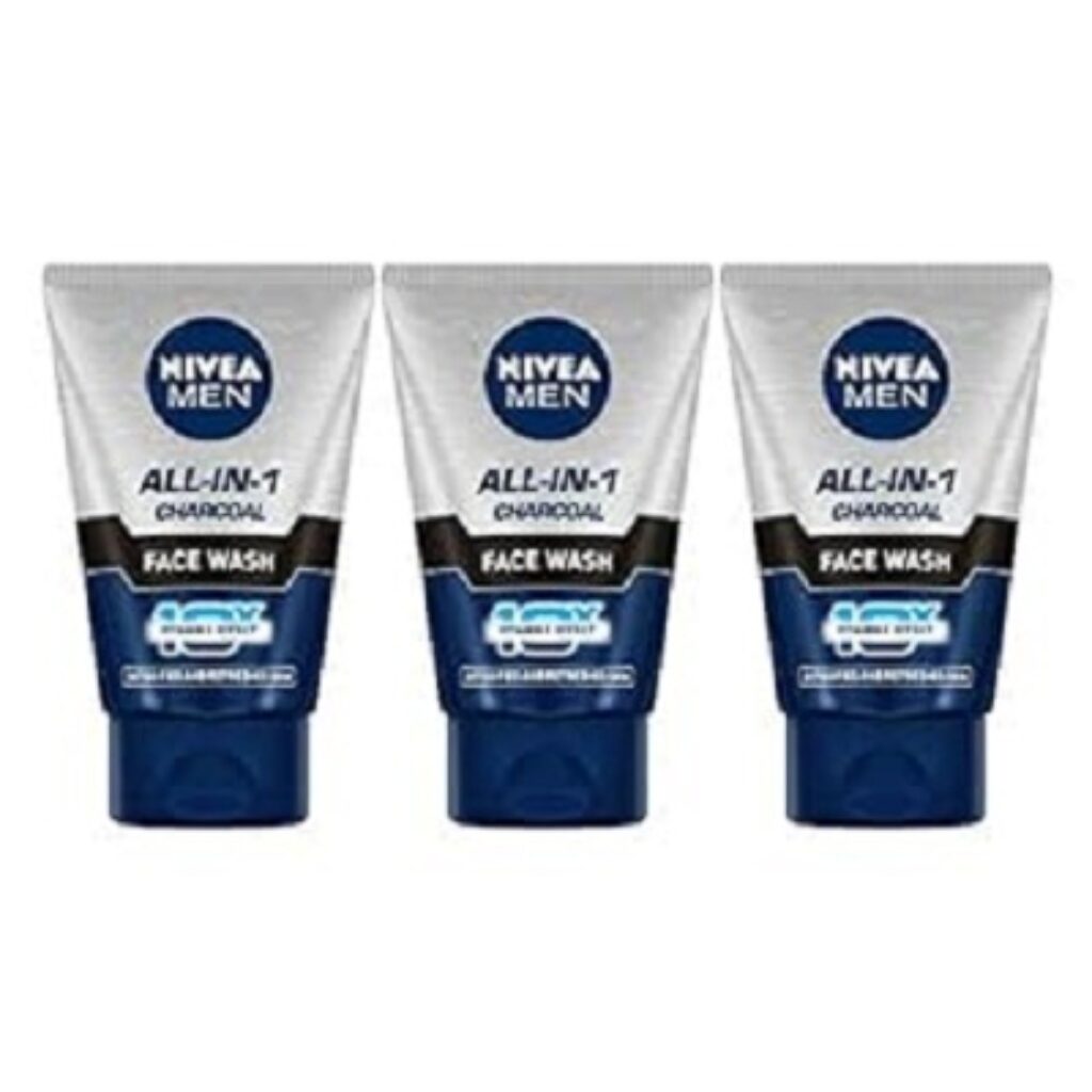 NIVEA Charcoal Face Wash, 100ml (Pack of 3)