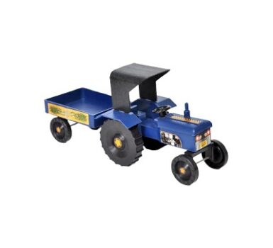 Parijat Enterprises || Blue Tractor Trolley Pull Away Toy | Farm Tractor With Trolley Toy Replica, Kid