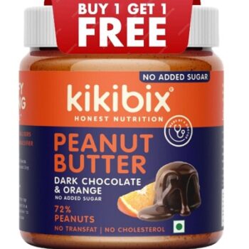 Kikibix Dark Chocolate & Chia Seeds Natural Peanut Butter