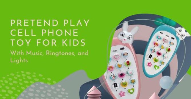 Radish Style Pretend Play Cell Phone Toy for Kids