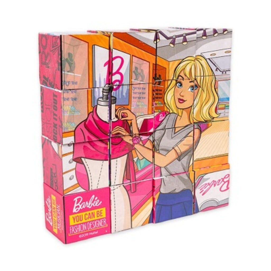 RATNA'S Barbie 6 in 1 Career Oriented Picture Blocks for Girls.