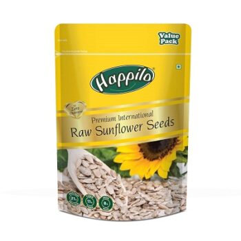 Happilo Premium Natural Authentic Sunflower seeds No shell 1000g Value Pack, Healthy Protein Snack for Diet Food