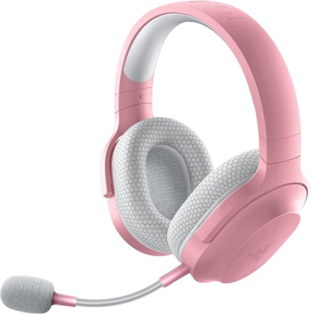 Razer Barracuda X - Wireless Multi-Platform Gaming and Mobile Over Ear Headset - Quartz Pink - RZ04-03800300-R3M1