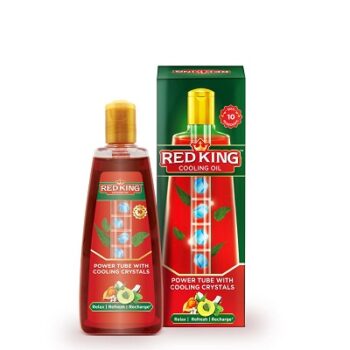 Red King Cooling oil|Non sticky| Mild Fragrance
