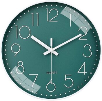 Rylan Wall Clock 12" Silent Quartz Decorative Latest Wall Clock