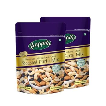 Happilo Premium International Salted Partymix 200 g (Pack of 2)