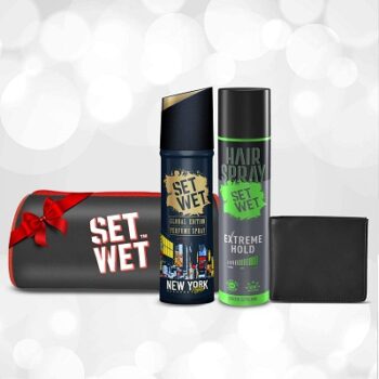 SET WET Styling Gift Kit For Men-Set Wet Extreme Hold Spray
