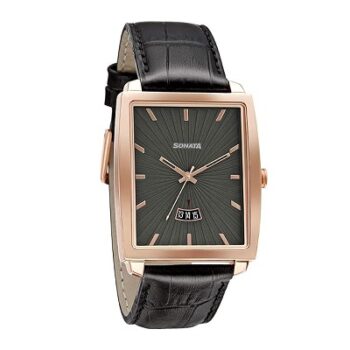 Sonata Light Champagne Dial Analog watch