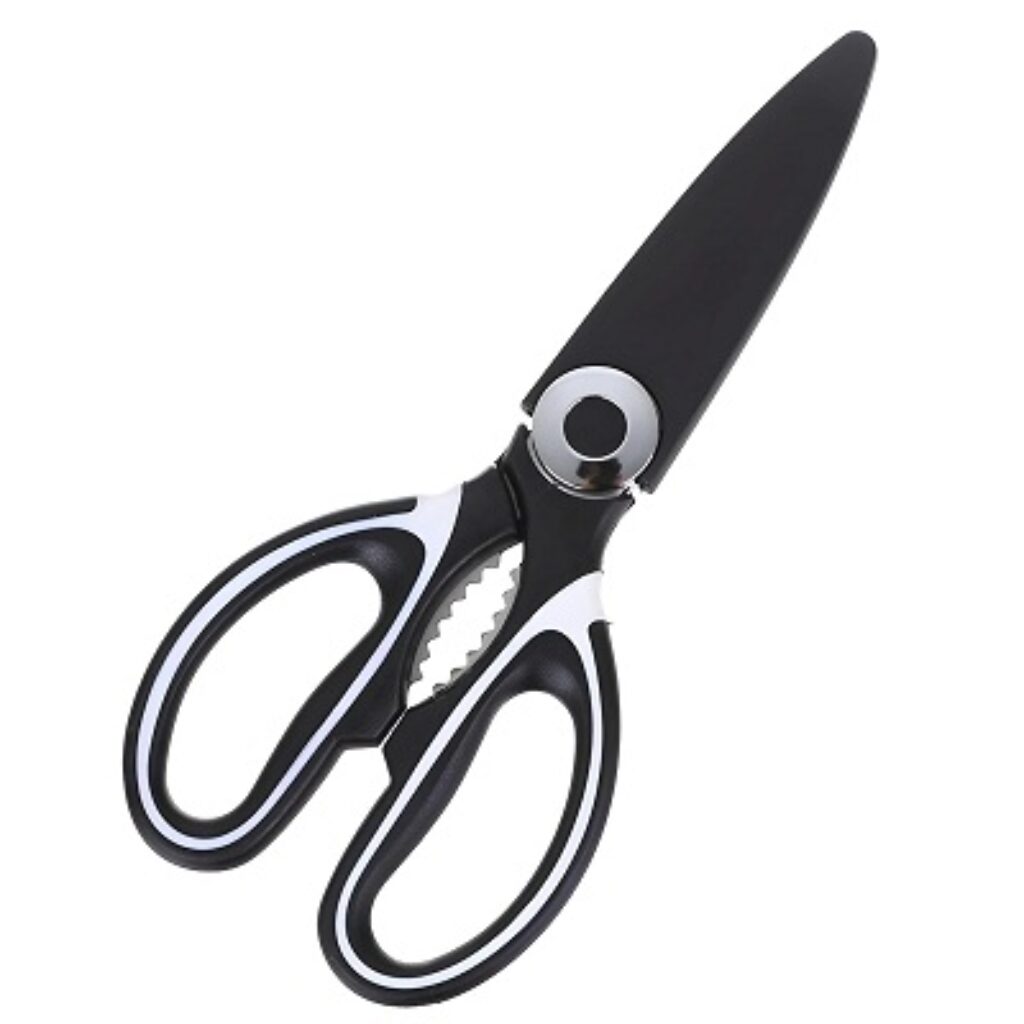 JIALTO Stainless Steel Kitchen Scissors with Protective Cover