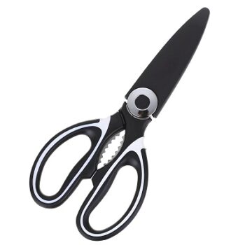 JIALTO Stainless Steel Kitchen Scissors with Protective Cover