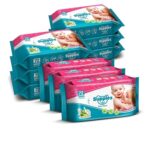 Supples Baby Wet Wipes with Aloe Vera and Vitamin E - 72 Wipes/Pack (Pack of 9)