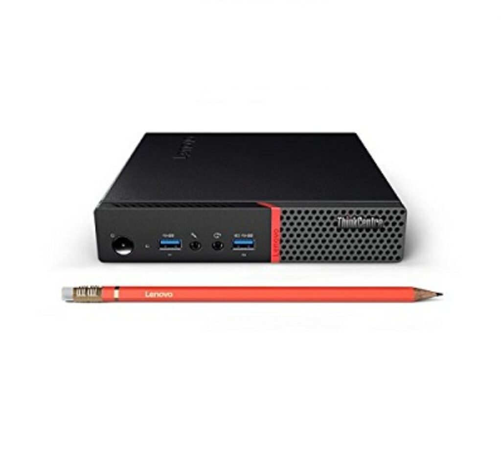 (Refurbished) LenovoThinkcentre Desktop Mini Pc (Intel Core I5 6Th Gen|16 Gb Ddr4 Ram|256 Gb Ssd|Wifi|Windows 11|Ms Office)Black